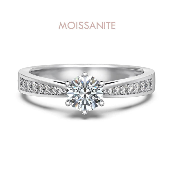 Anello in Argento con Moissanite Almira Gioelli Donna RZHWR16